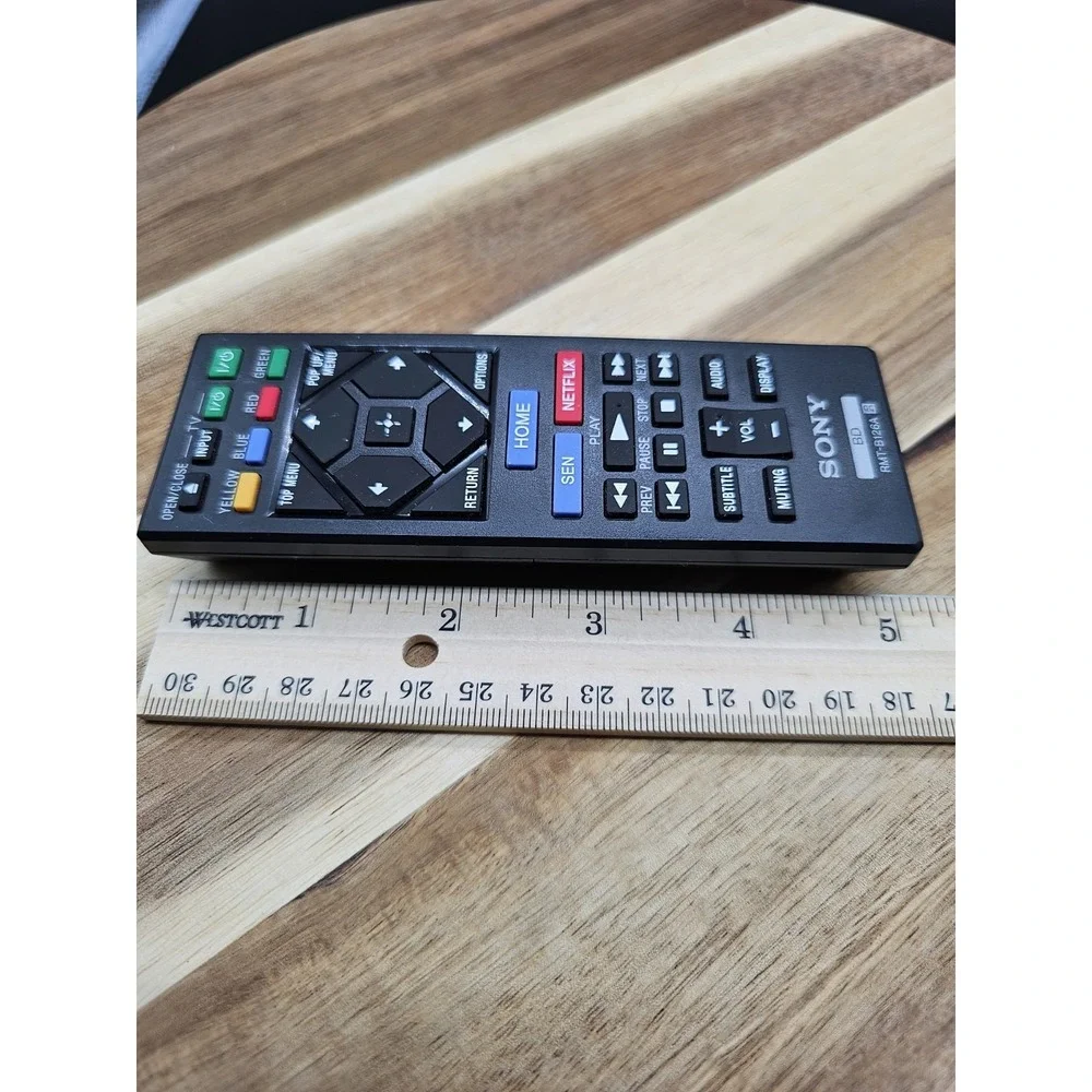 Original Sony OEM RMT-B126A BD Remote Control Blu-Ray Player Tested Working